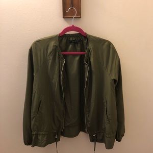 Dark green cardigan jacket